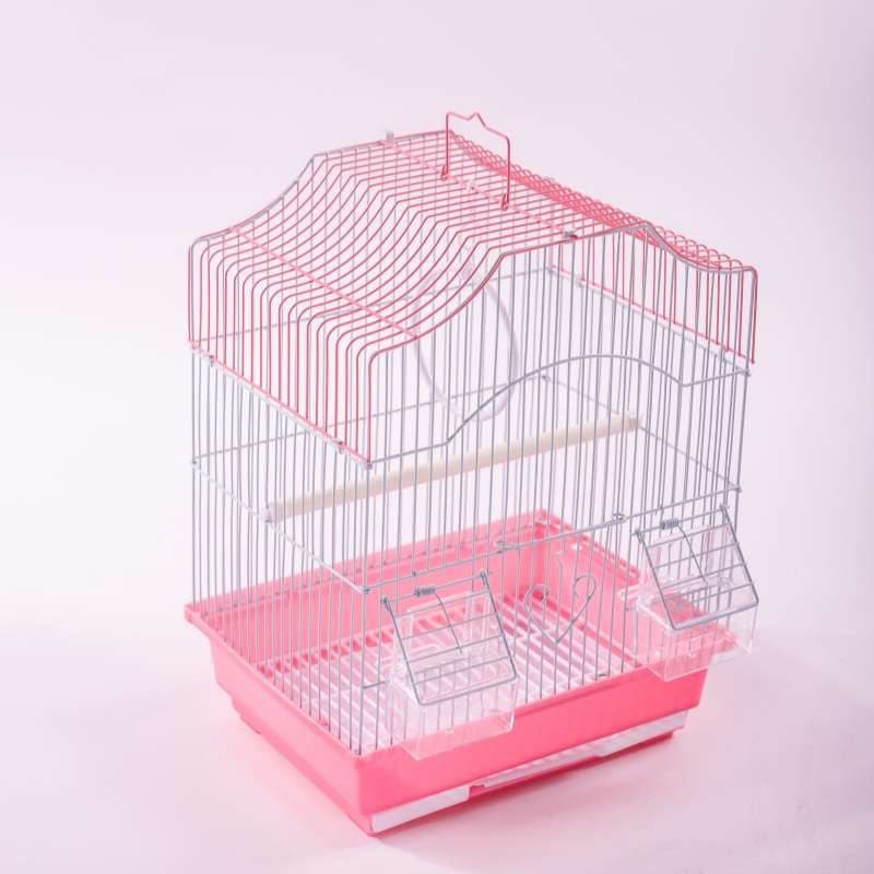 JAULA PARA PAJAROS TECHO 38*30*22 CM
