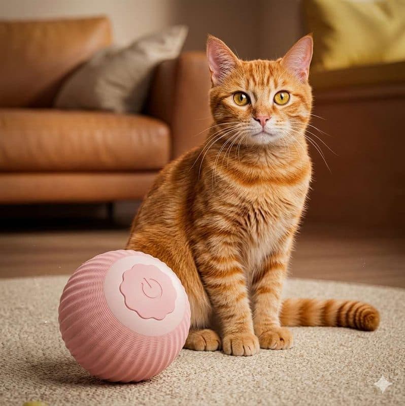 BOLA USB PARA GATO